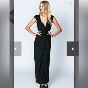 NWT Keepsake The Label Surrender Maxi Dress Black XS